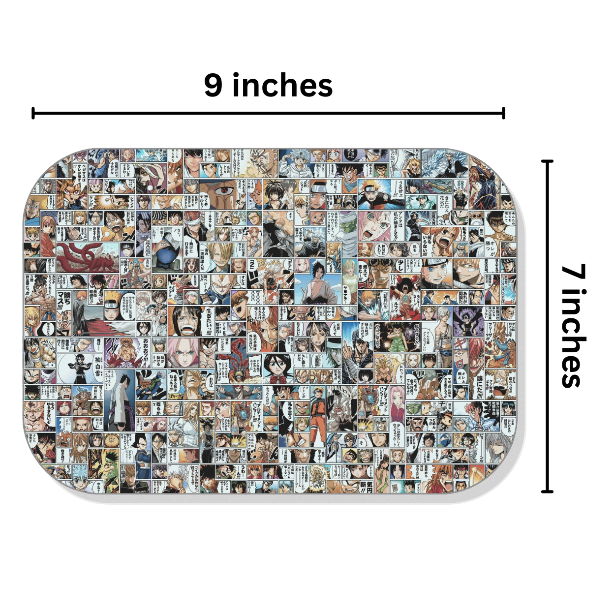 Replix Anime Mouse Pad (9 inch x 7 inch) - Manga Printed Mousepad Mousepad