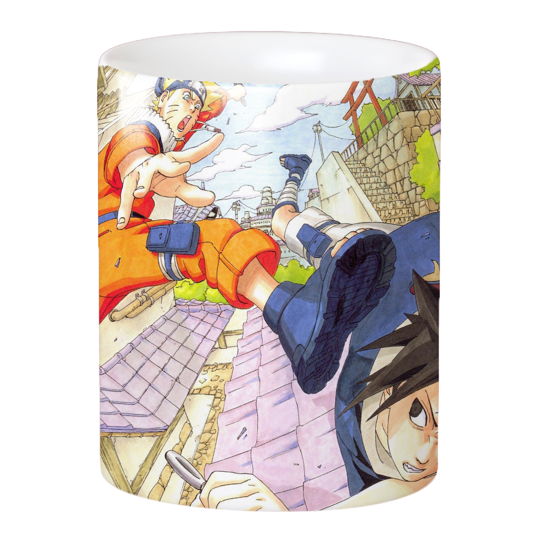 Replix Naruto Anime Printed Coffee Mug, White Ceramic Milk Mug Anime Printed, 350 ml for Gifting and Present (Naruto 1)