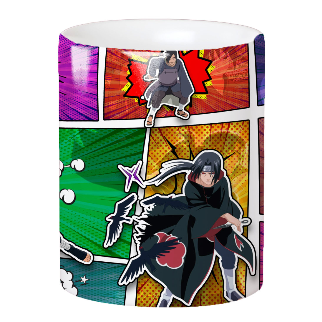 Replix Naruto Anime Printed Coffee Mug, White Ceramic Milk Mug Anime Printed, 350 ml for Gifting and Present (Naruto 5)