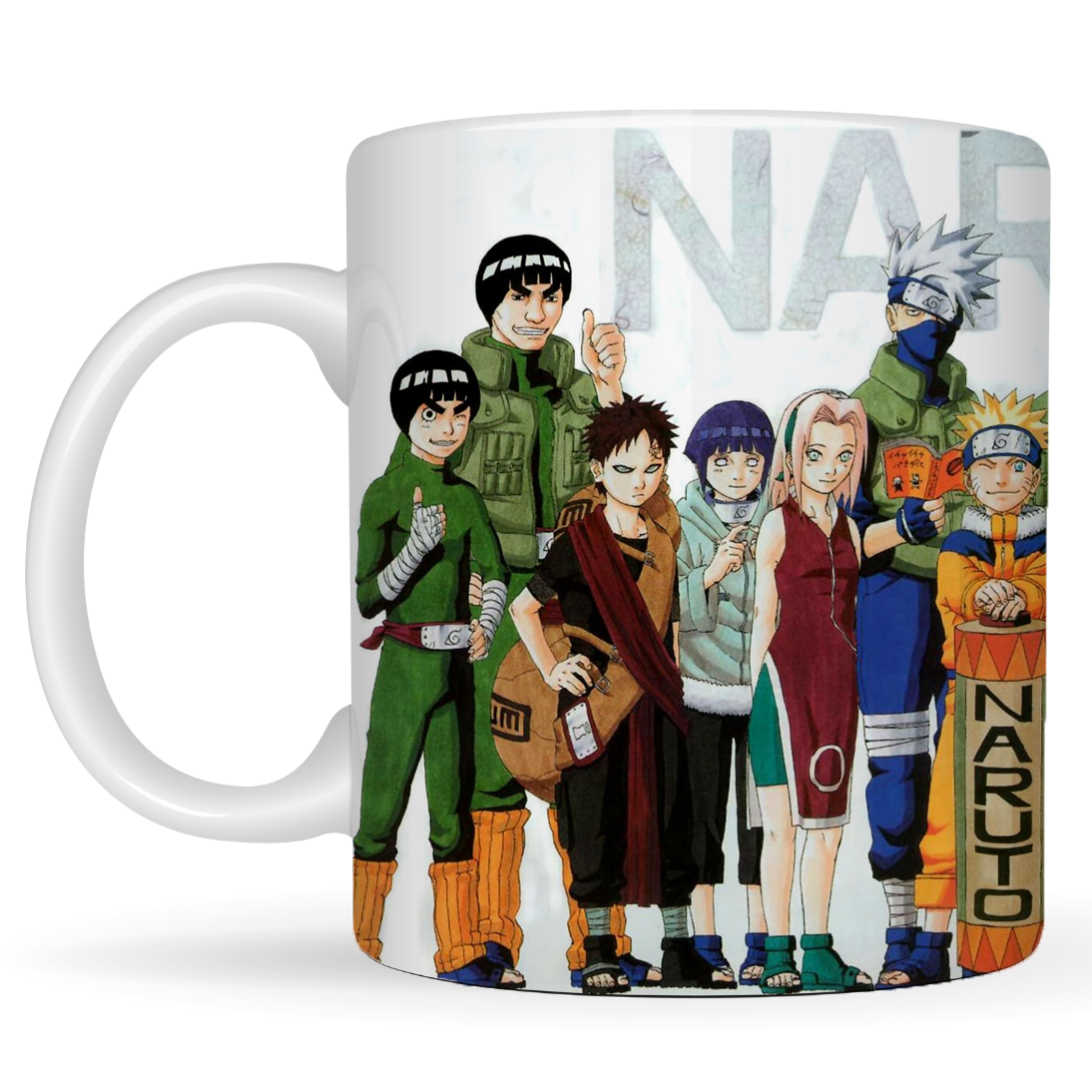 Replix Naruto Anime Printed Coffee Mug, White Ceramic Milk Mug Anime Printed, 350 ml for Gifting and Present (Naruto 5)