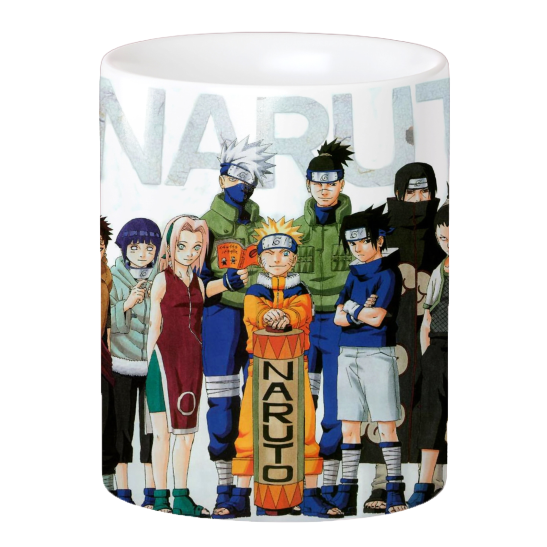 Replix Naruto Anime Printed Coffee Mug, White Ceramic Milk Mug Anime Printed, 350 ml for Gifting and Present (Naruto 5)