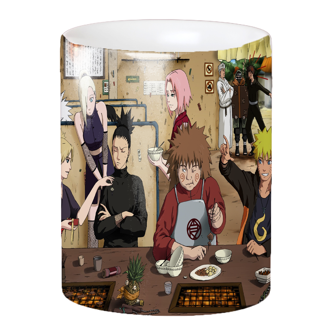 Replix Naruto Anime Printed Coffee Mug, White Ceramic Milk Mug Anime Printed, 350 ml for Gifting and Present (Naruto 11)