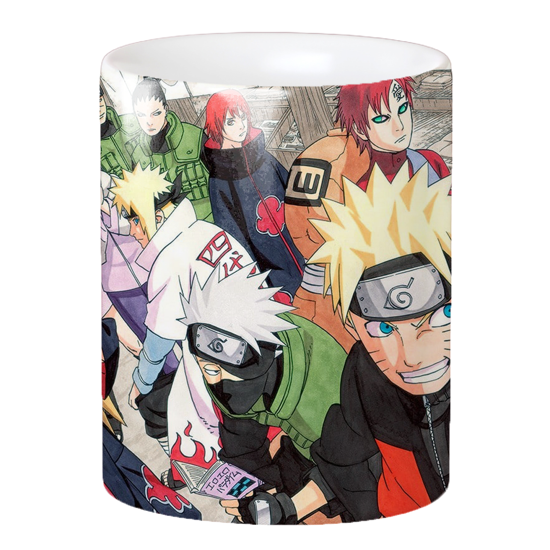 Replix Naruto Anime Printed Coffee Mug, White Ceramic Milk Mug Anime Printed, 350 ml for Gifting and Present (Naruto 3)