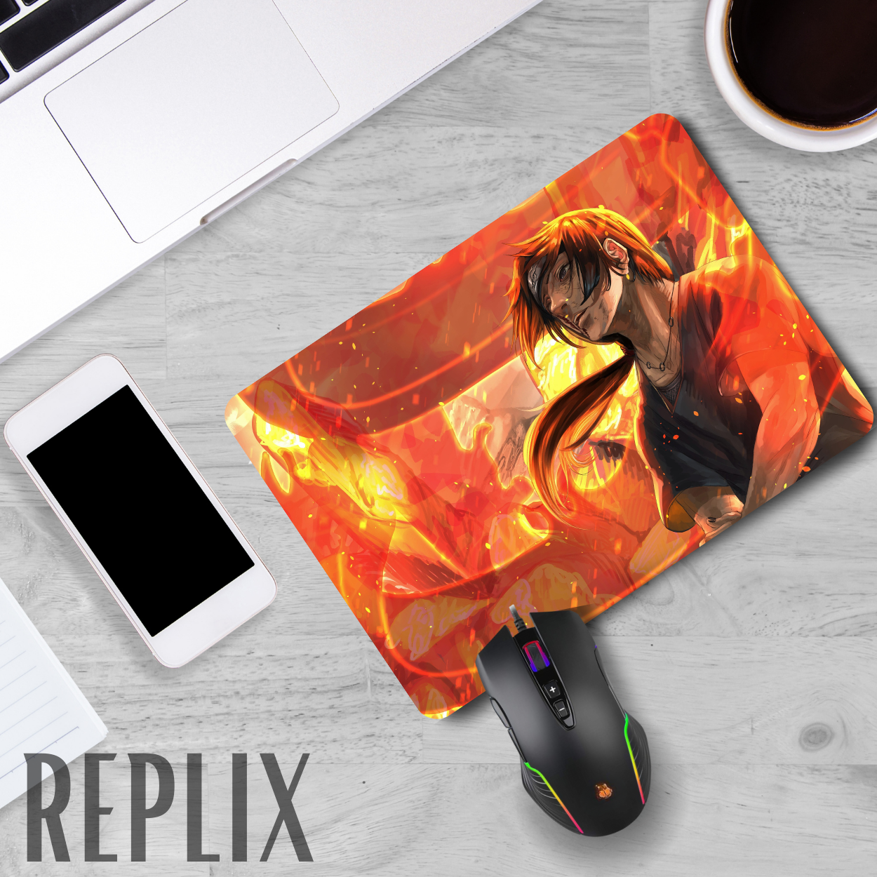 Replix Anime Mouse Pad (9 inch x 7 inch) - Itachi 6 Printed Mousepad Mousepad