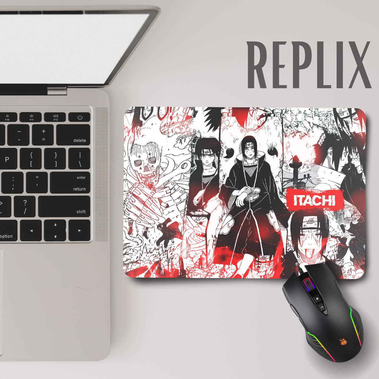 Replix Anime Mouse Pad (9 inch x 7 inch) - Itachi Uchiha A Printed Mousepad
