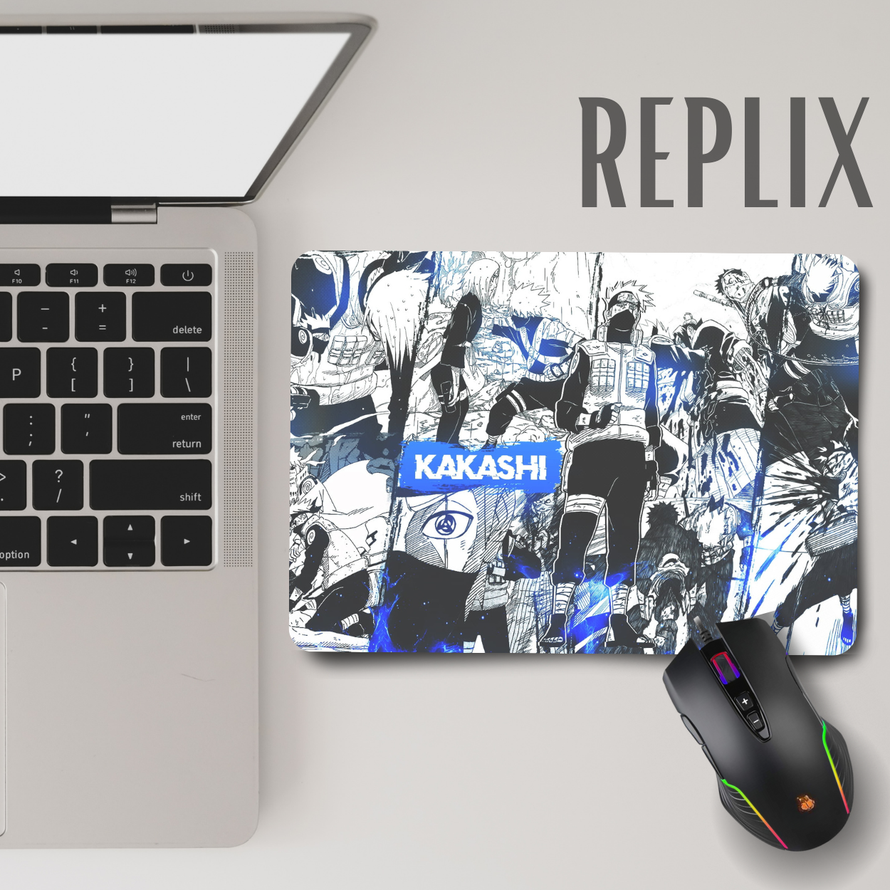 Replix Anime Mouse Pad (9 inch x 7 inch) - Kakashi A Printed Mousepad Mousepad