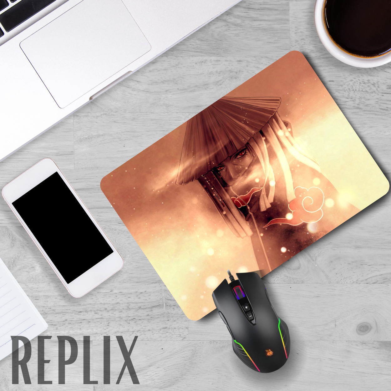 Replix Anime Mouse Pad (9 inch x 7 inch) - Itachi 7 Printed Mousepad Mousepad