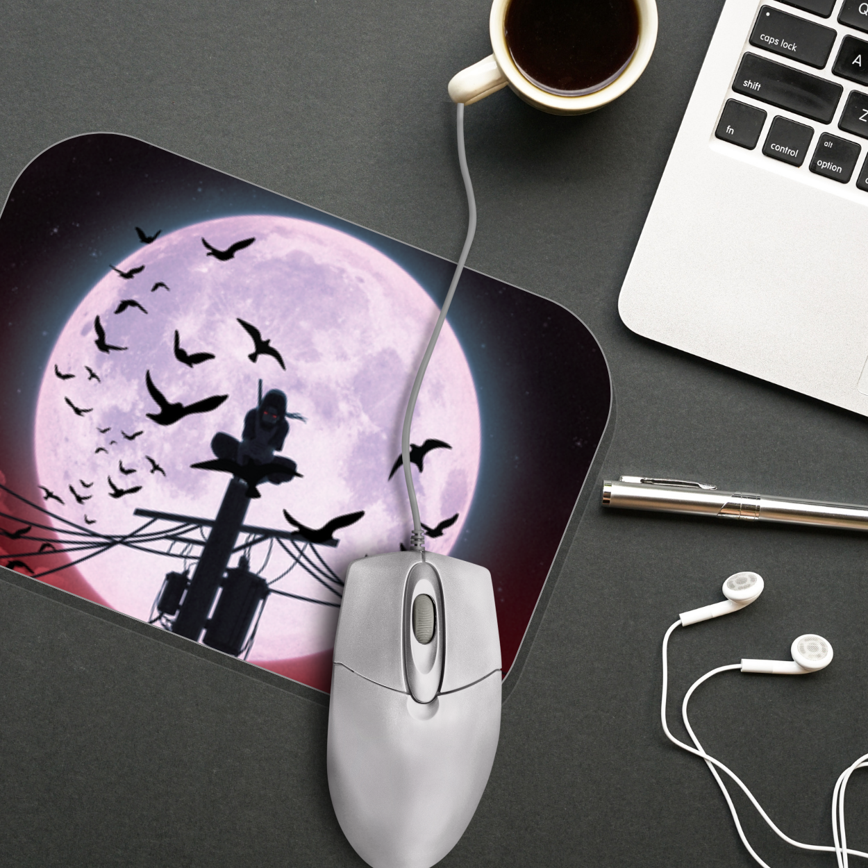 Replix Anime Mouse Pad (9 inch x 7 inch) - Itachi A Printed Mousepad