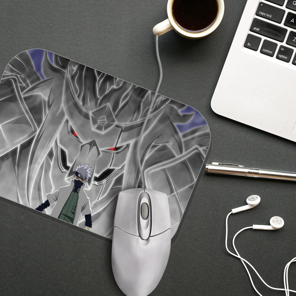 Replix Anime Mouse Pad (9 inch x 7 inch) - Kakashi 1 Printed Mousepad Mousepad
