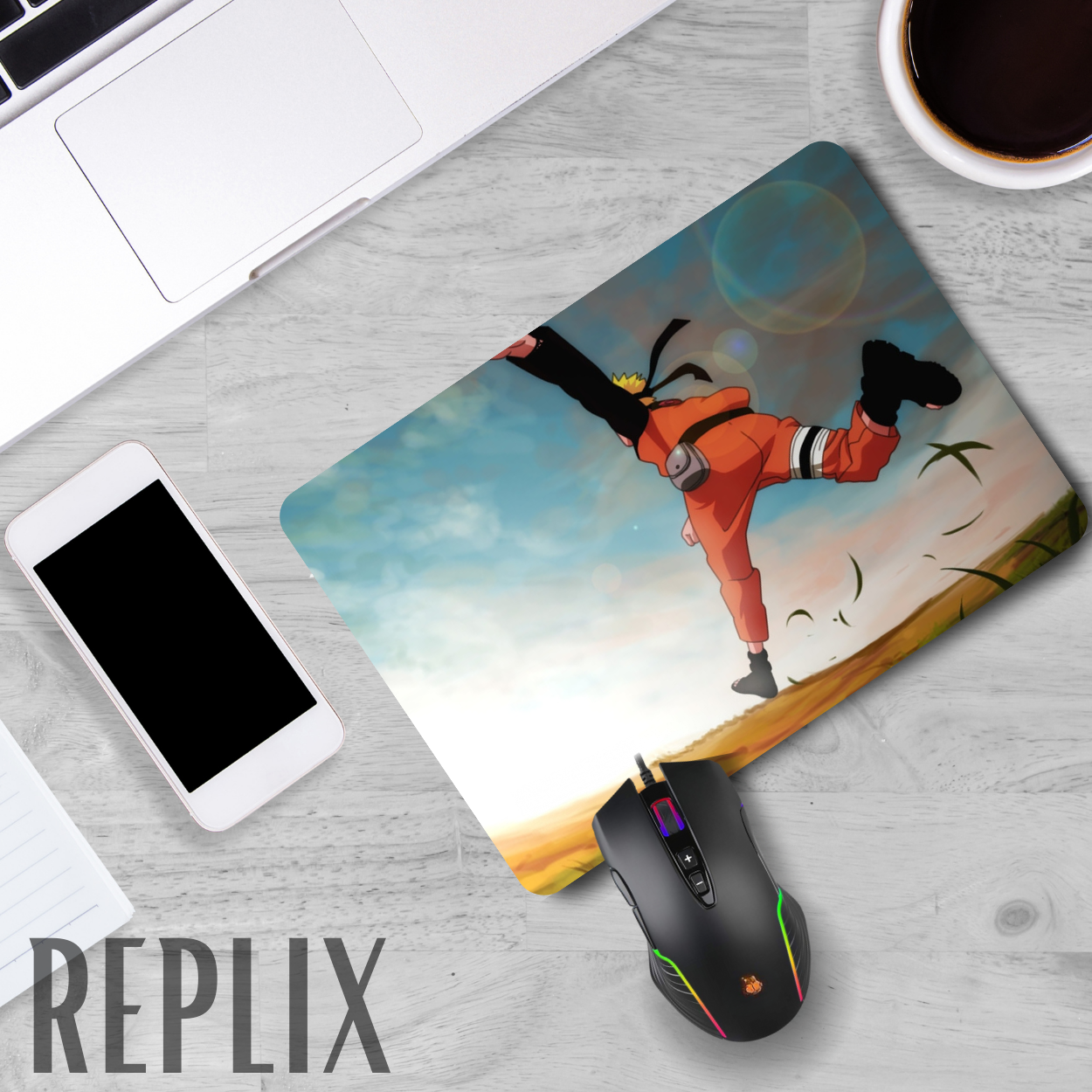 Replix Anime Mouse Pad (9 inch x 7 inch) - Naruto 5 Printed Mousepad Mousepad