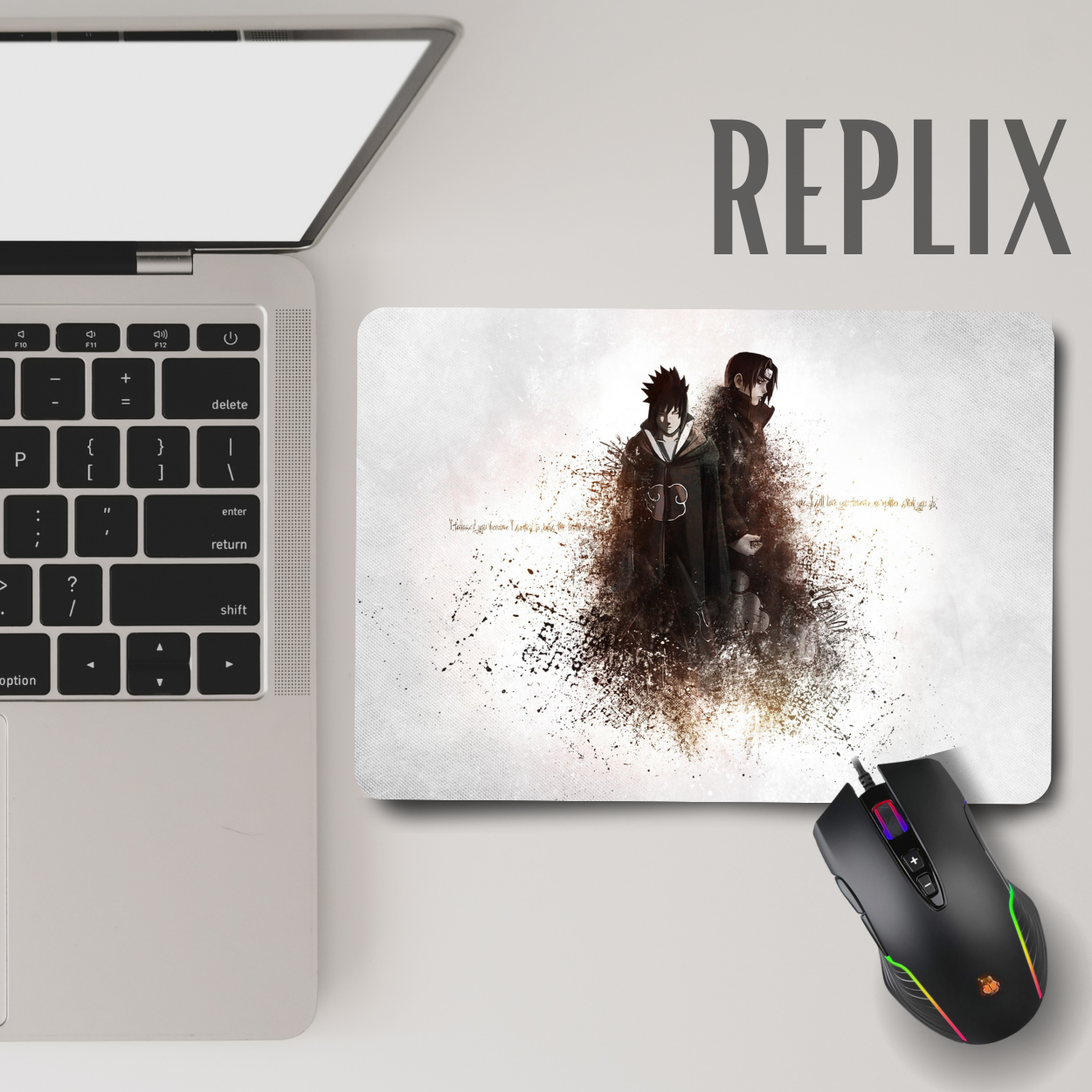 Replix Anime Mouse Pad (9 inch x 7 inch) - Itachi C Printed Mousepad Mousepad