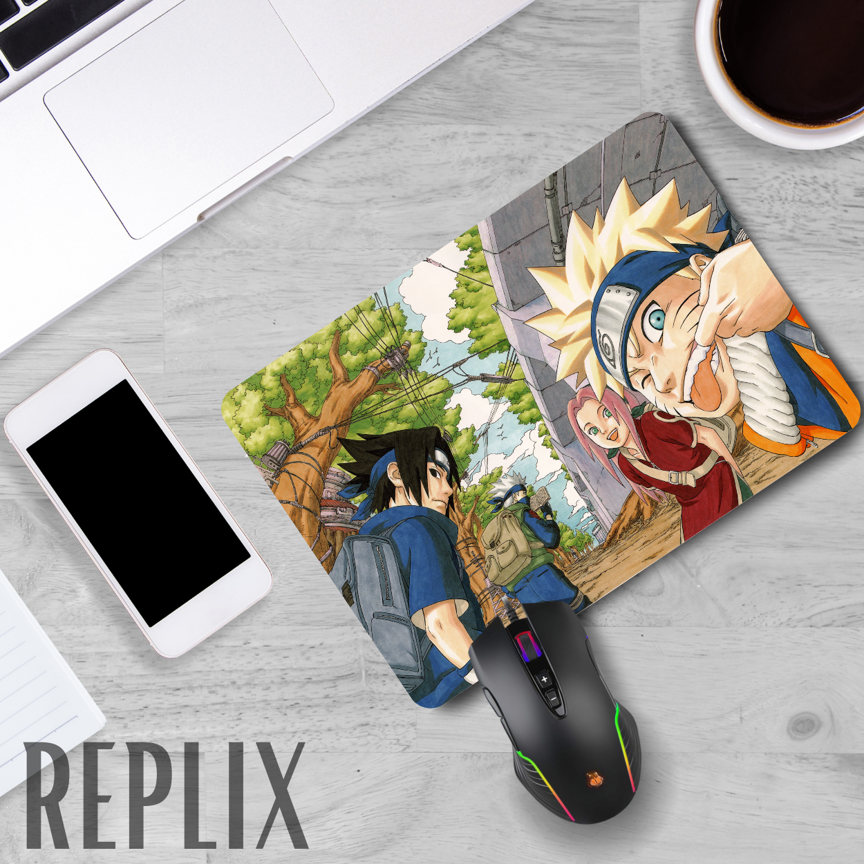 Replix Anime Mouse Pad (9 inch x 7 inch) - Naruto 6 Printed Mousepad Mousepad