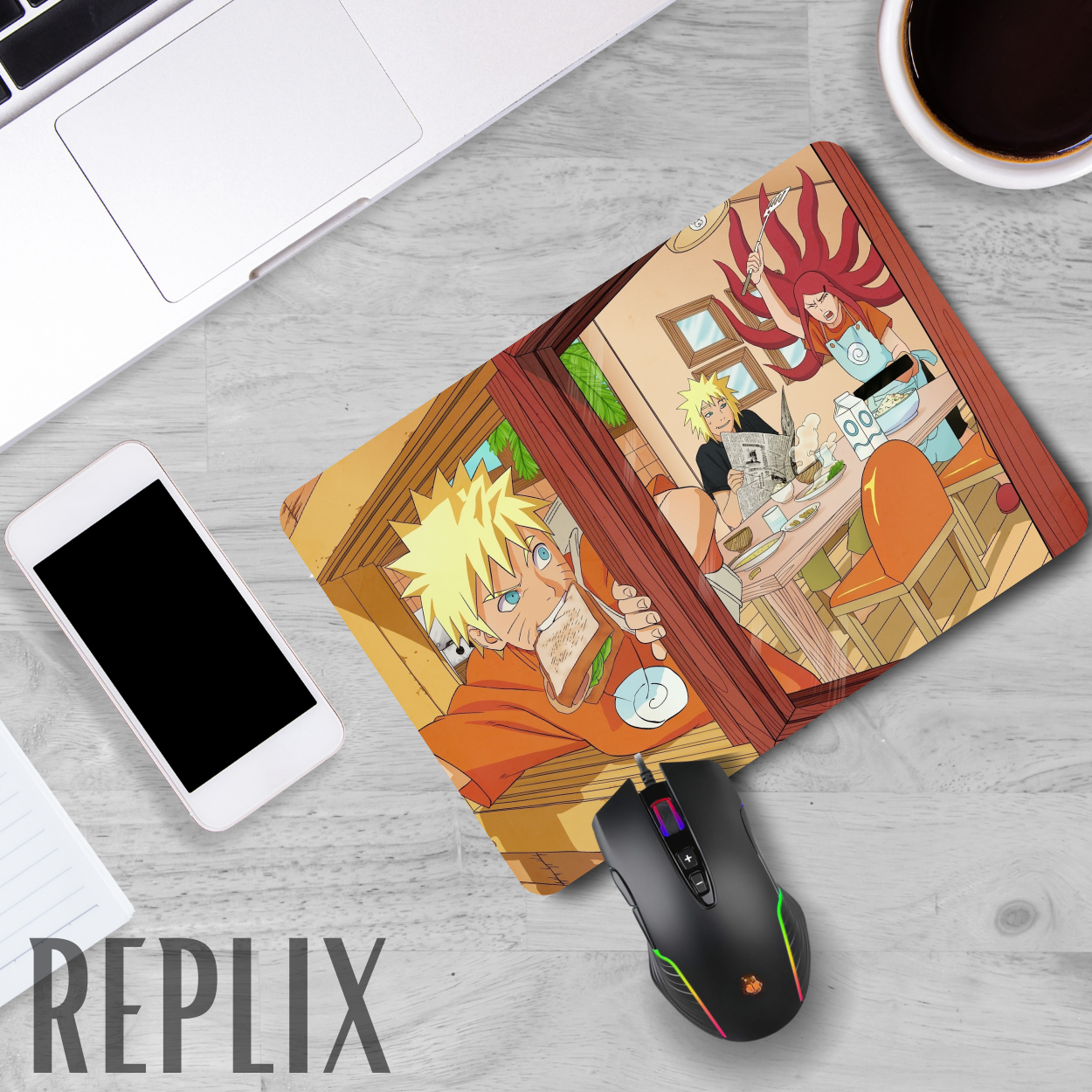Replix Anime Mouse Pad (9 inch x 7 inch) - Naruto 7 Printed Mousepad Mousepad