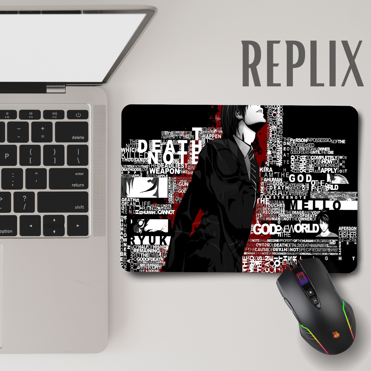Replix Anime Mouse Pad (9 inch x 7 inch) - Death Note Printed Mousepad Mousepad