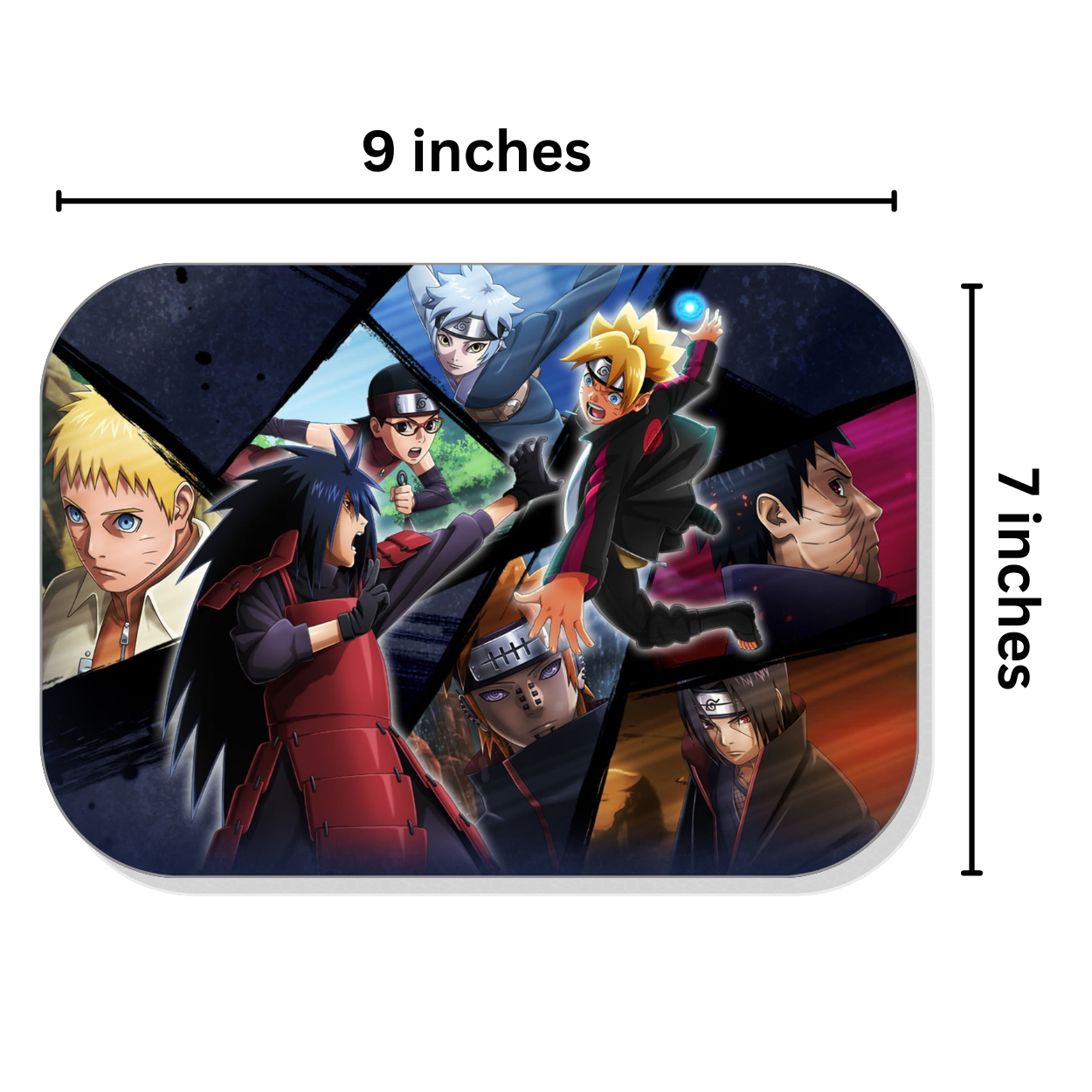 Replix Anime Mouse Pad (9 inch x 7 inch) - Baruto Printed Mousepad Mousepad