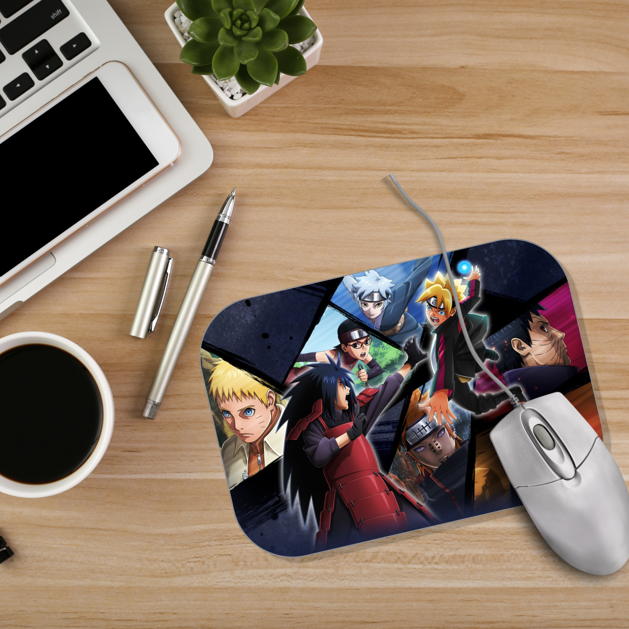 Replix Anime Mouse Pad (9 inch x 7 inch) - Baruto Printed Mousepad Mousepad