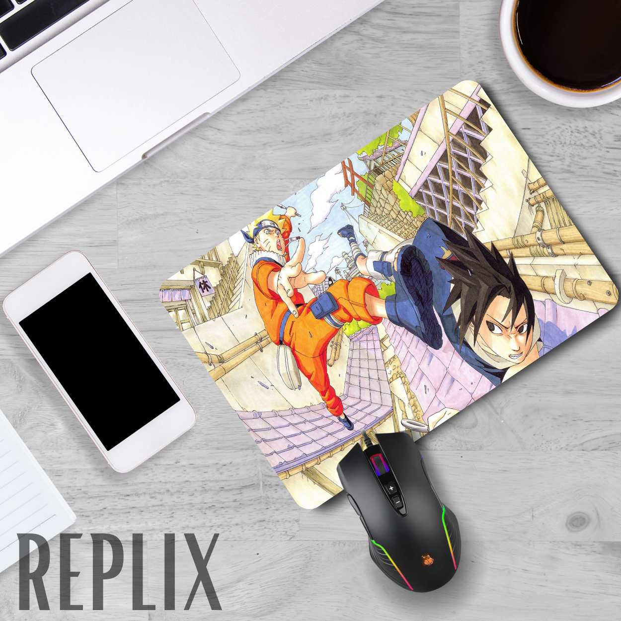 Replix Anime Mouse Pad (9 inch x 7 inch) - Naruto 10 Printed Mousepad Mousepad