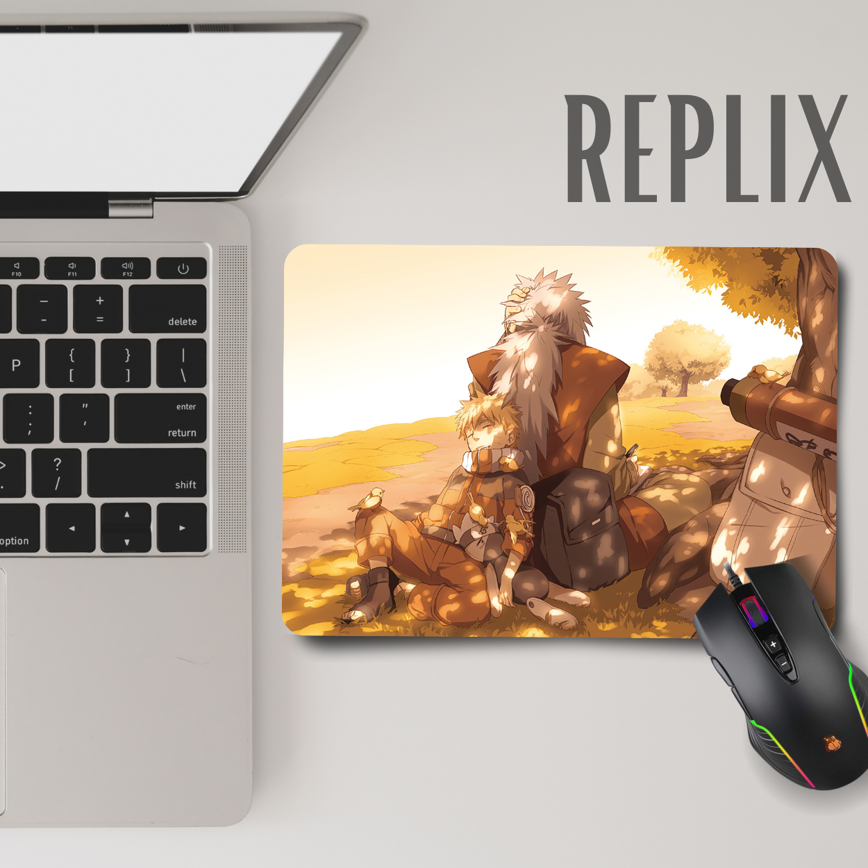 Replix Anime Mouse Pad (9 inch x 7 inch) - Naruto-Jiraya Printed Mousepad