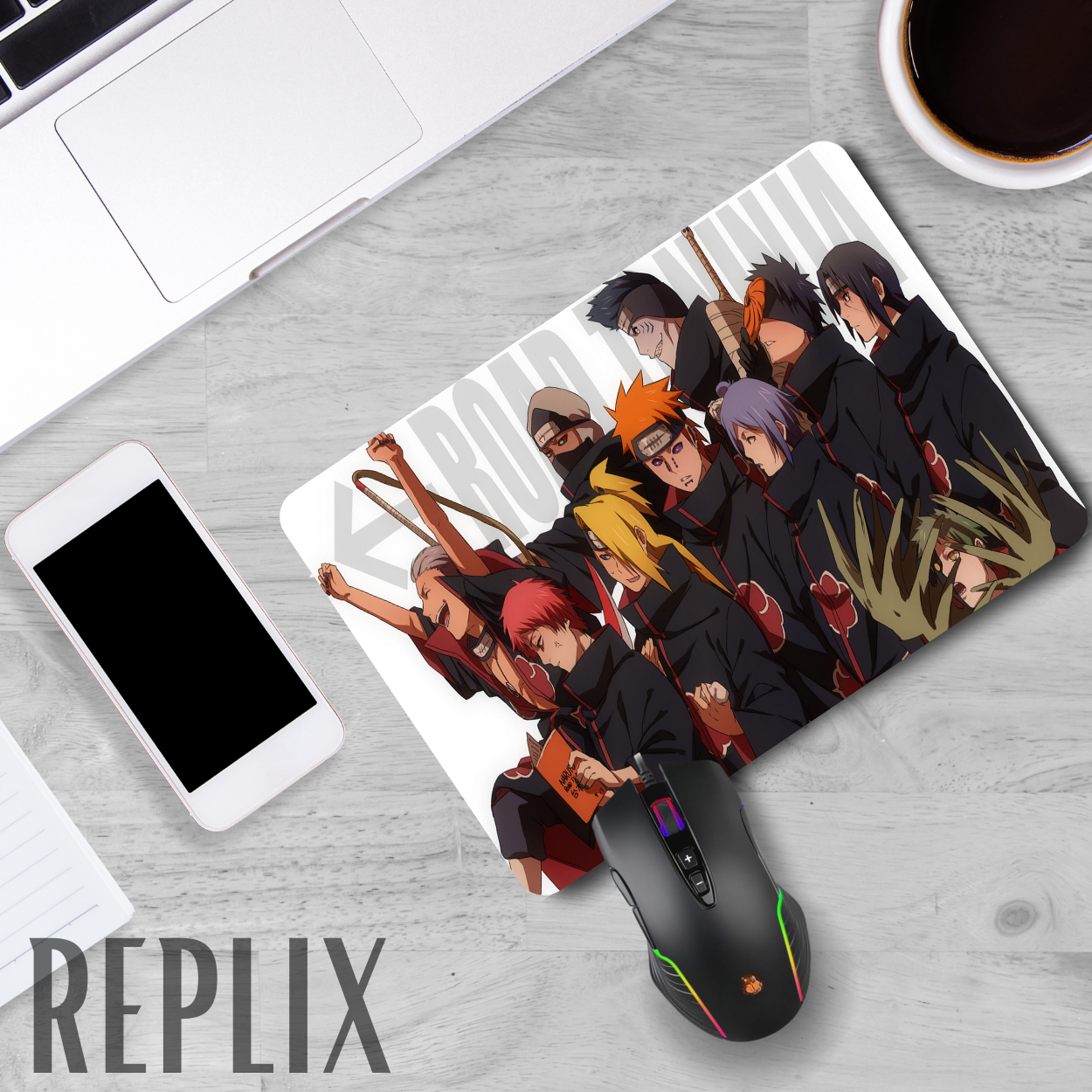 Replix Anime Mouse Pad (9 inch x 7 inch) - Akatsuki 5 Printed Mousepad Mousepad