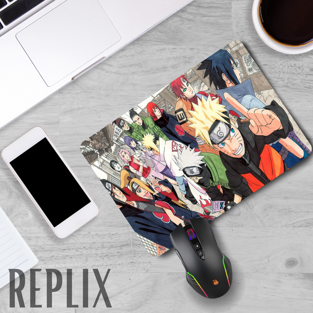 Replix Anime Mouse Pad (9 inch x 7 inch) - Naruto 11 Printed Mousepad Mousepad
