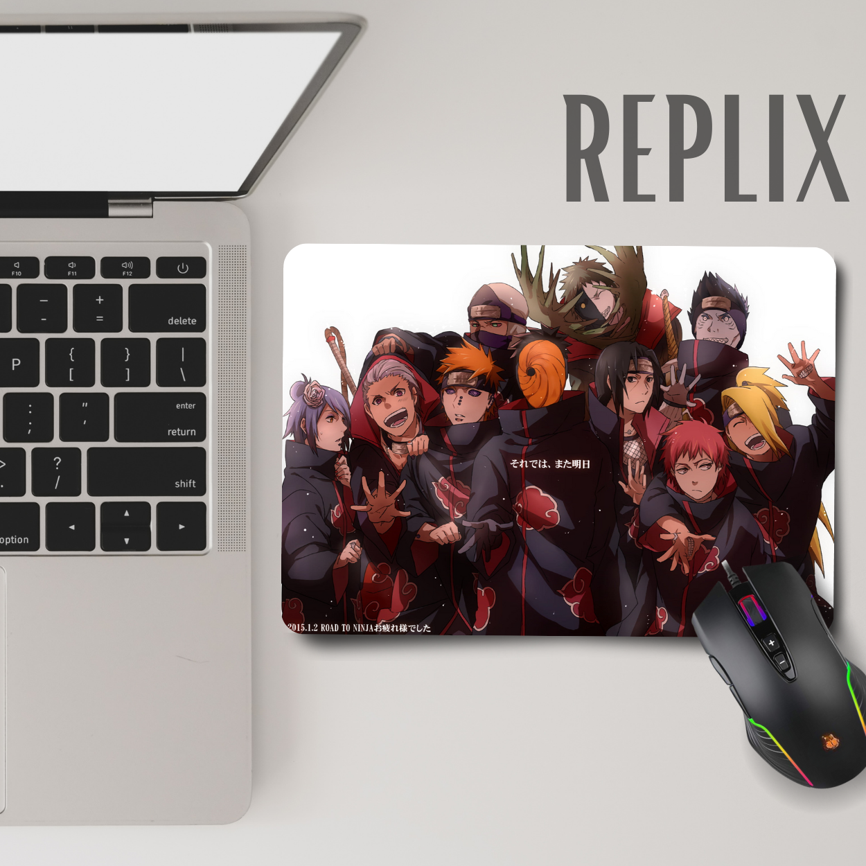 Replix Anime Mouse Pad (9 inch x 7 inch) - Akatsuki 1 Printed Mousepad