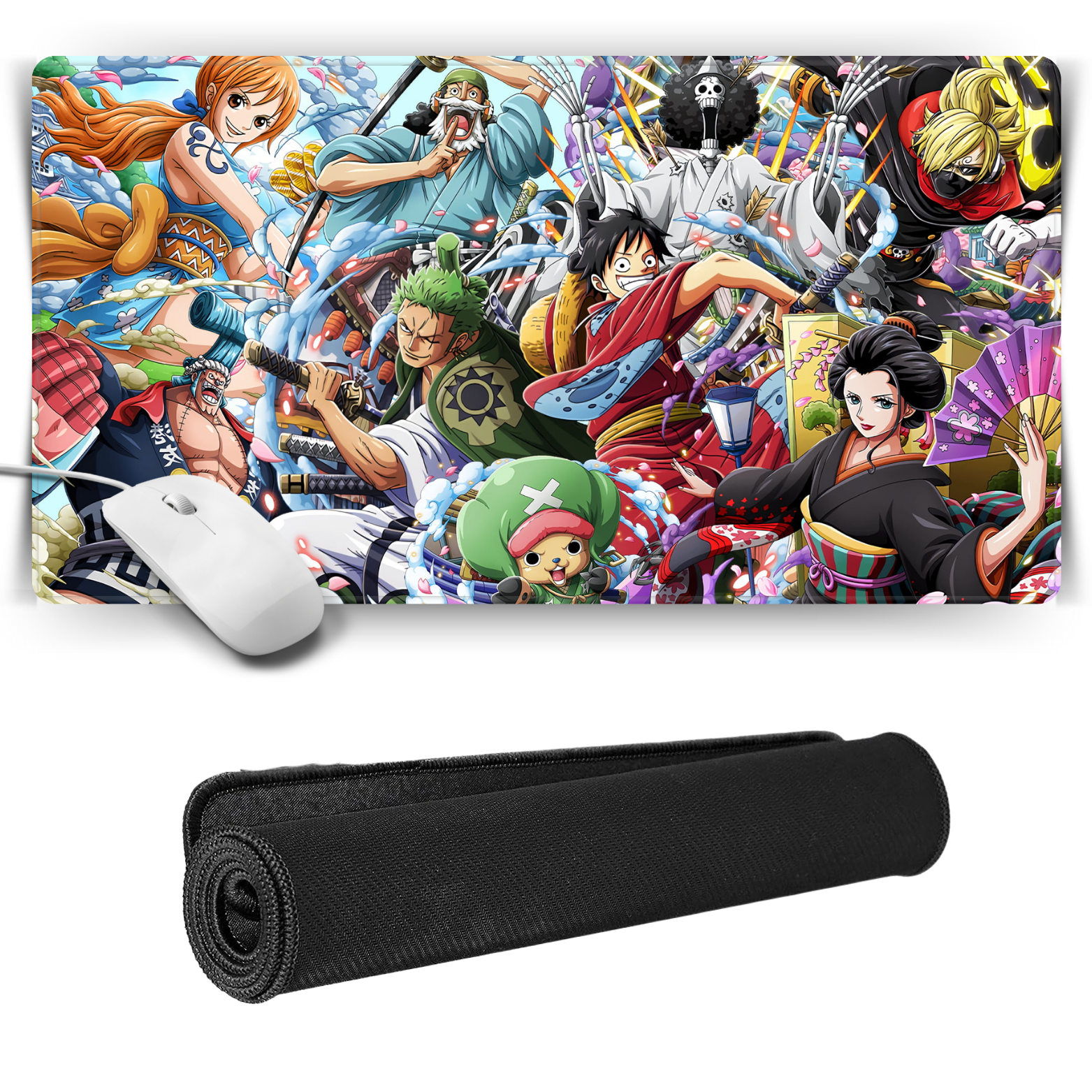 Replix Large One Piece Anime Printed Mousepad with Smooth Mouse Control Mouse Pad for Laptop Mousepad