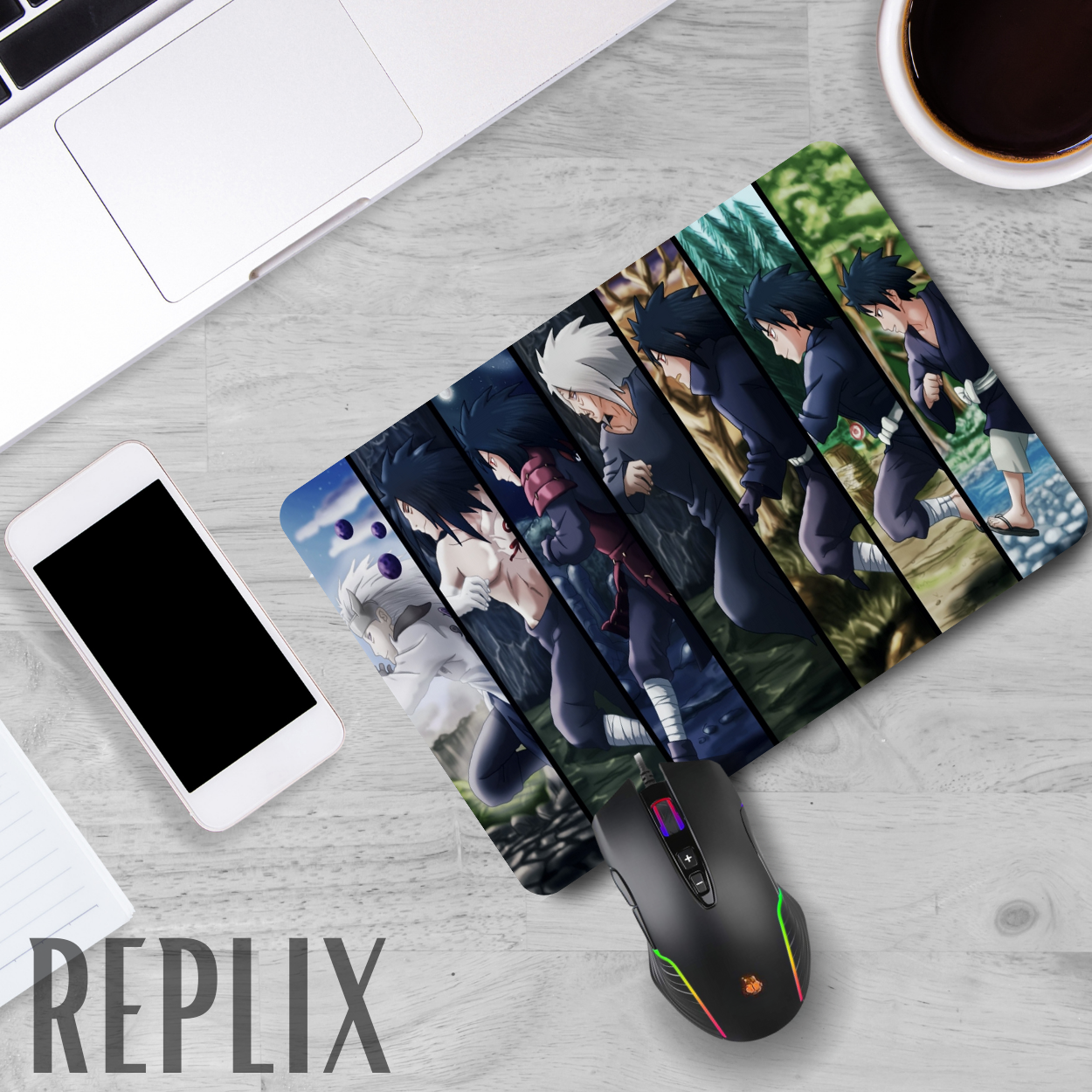 Replix Anime Mouse Pad (9 inch x 7 inch) - Madara New Life Printed Mousepad Mousepad