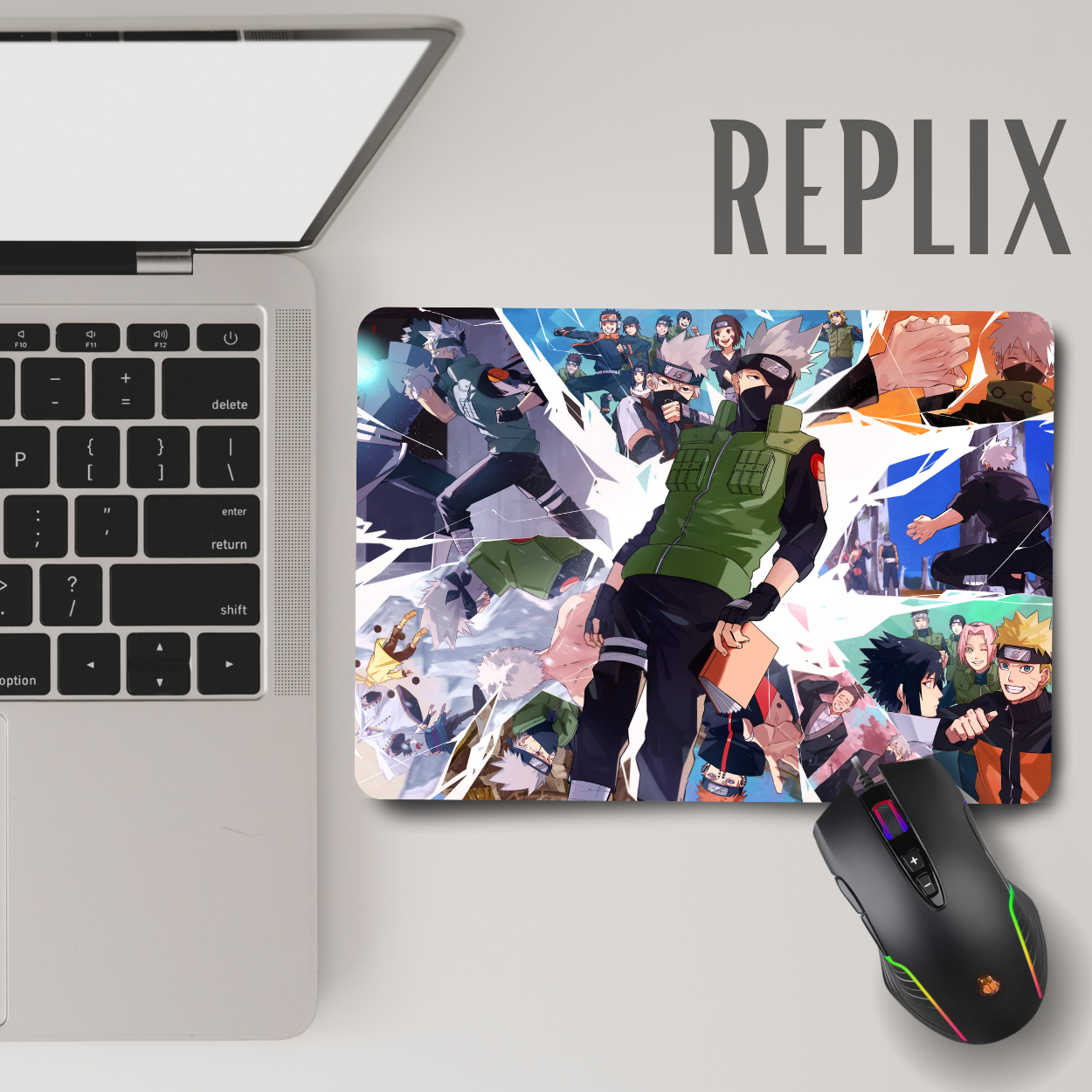 Replix Anime Mouse Pad (9 inch x 7 inch) - Kakashi 1 Printed Mousepad Mousepad