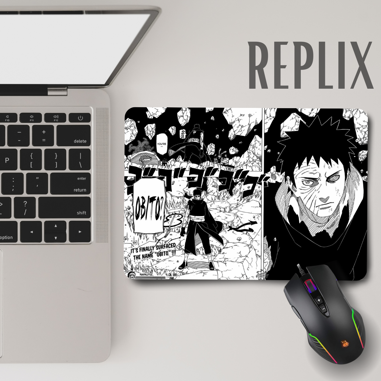 Replix Anime Mouse Pad (9 inch x 7 inch) - Manga Obito Printed Mousepad Mousepad