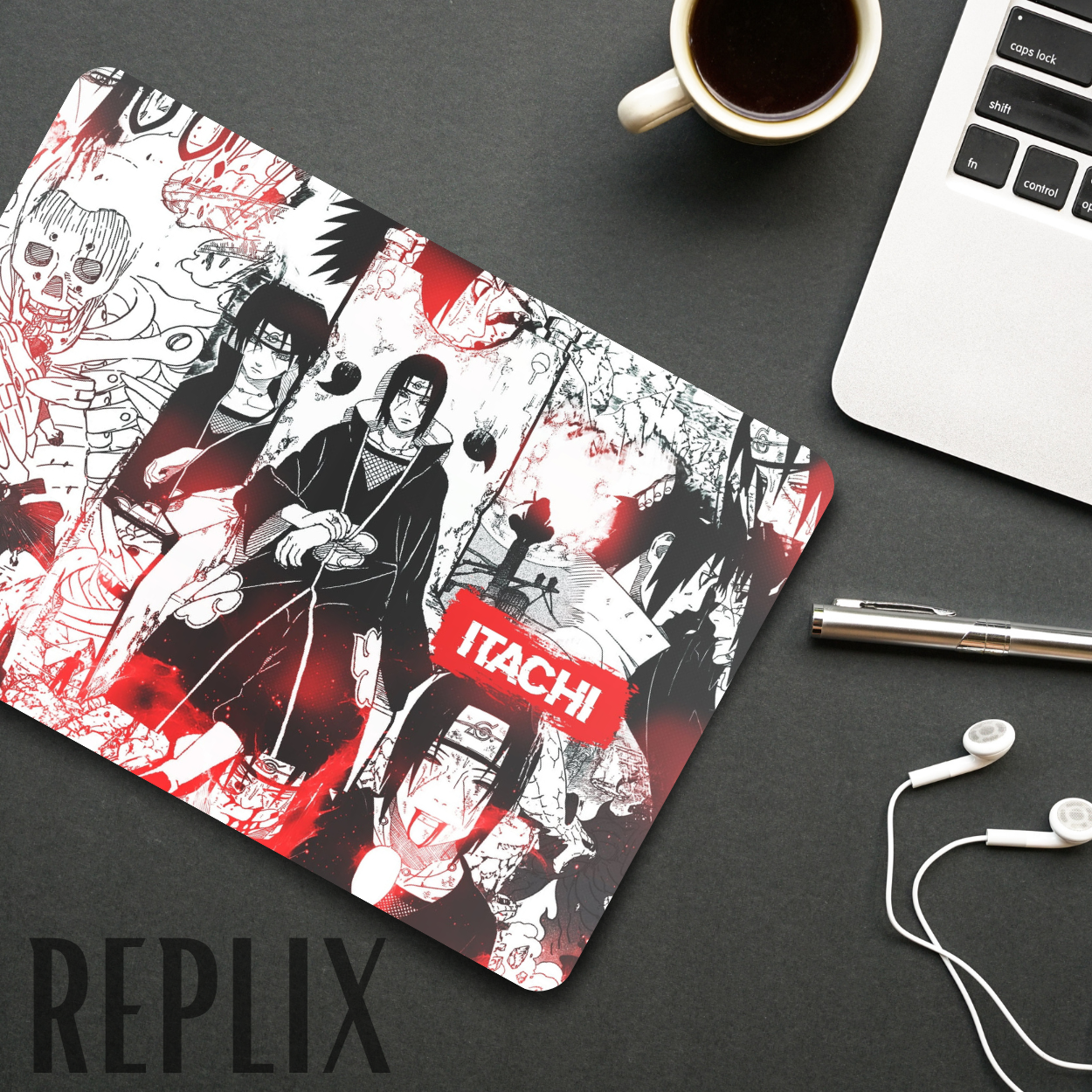 Replix Anime Mouse Pad (9 inch x 7 inch) - Itachi Uchiha A Printed Mousepad