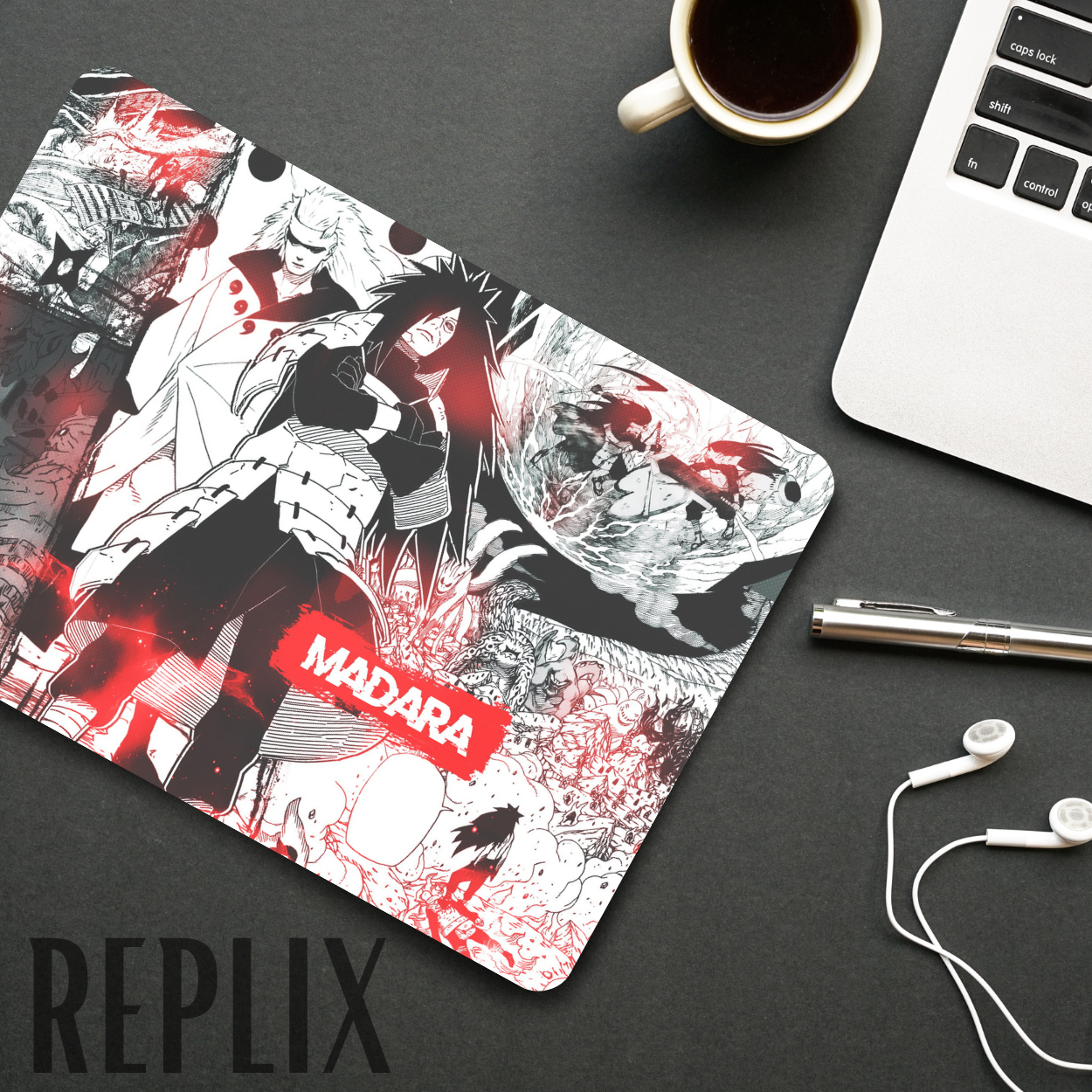 Replix Anime Mouse Pad (9 inch x 7 inch) - Naruto Madara A Printed Mousepad Mousepad