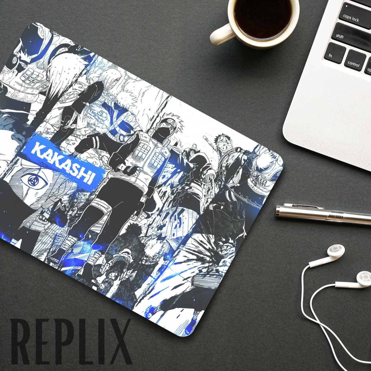Replix Anime Mouse Pad (9 inch x 7 inch) - Kakashi A Printed Mousepad Mousepad