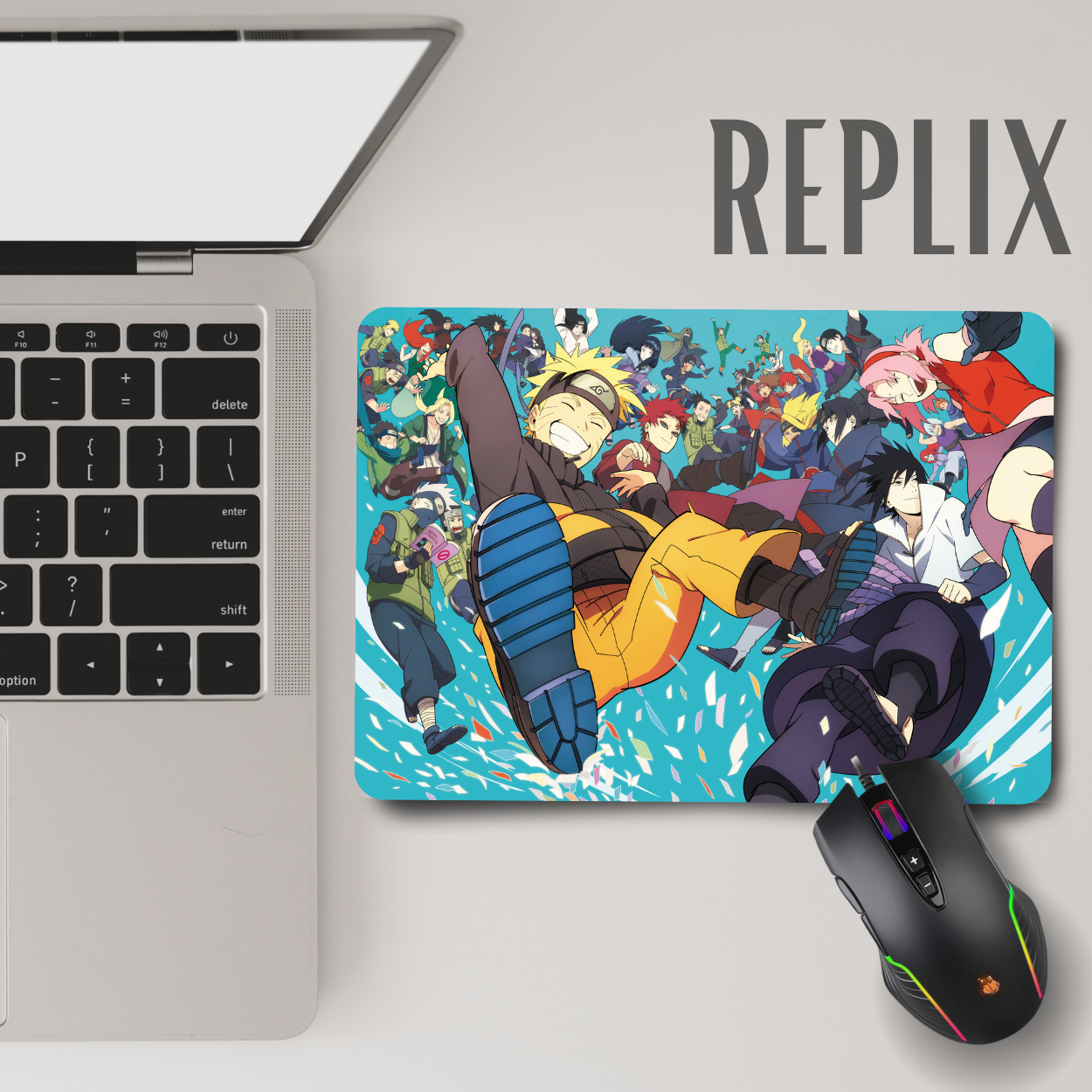 Replix Anime Mouse Pad (9 inch x 7 inch) - Naruto 3 Printed Mousepad Mousepad