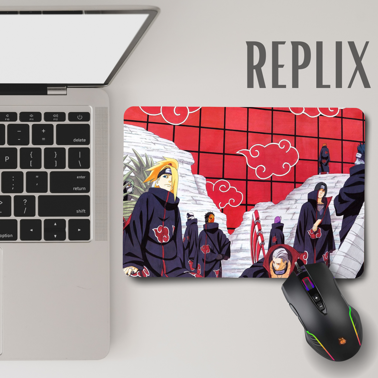 Replix Anime Mouse Pad (9 inch x 7 inch) - Akatsuki 4 Printed Mousepad Mousepad