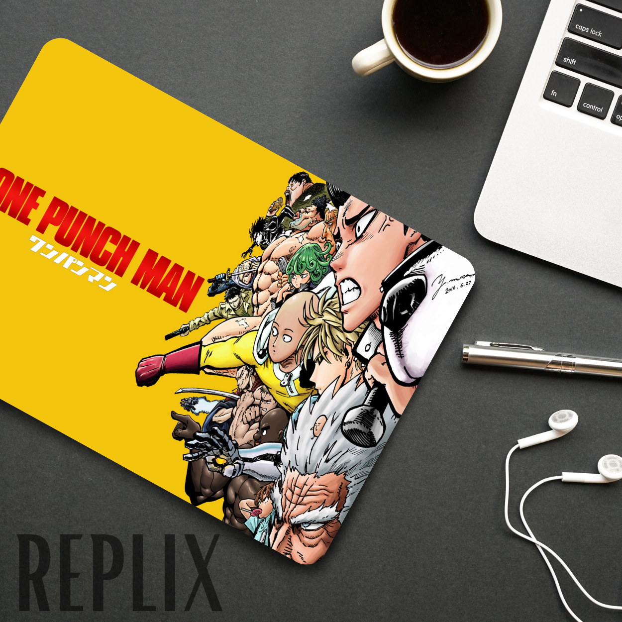 Replix Anime Mouse Pad (9 inch x 7 inch) - One Punch Man Printed Mousepad