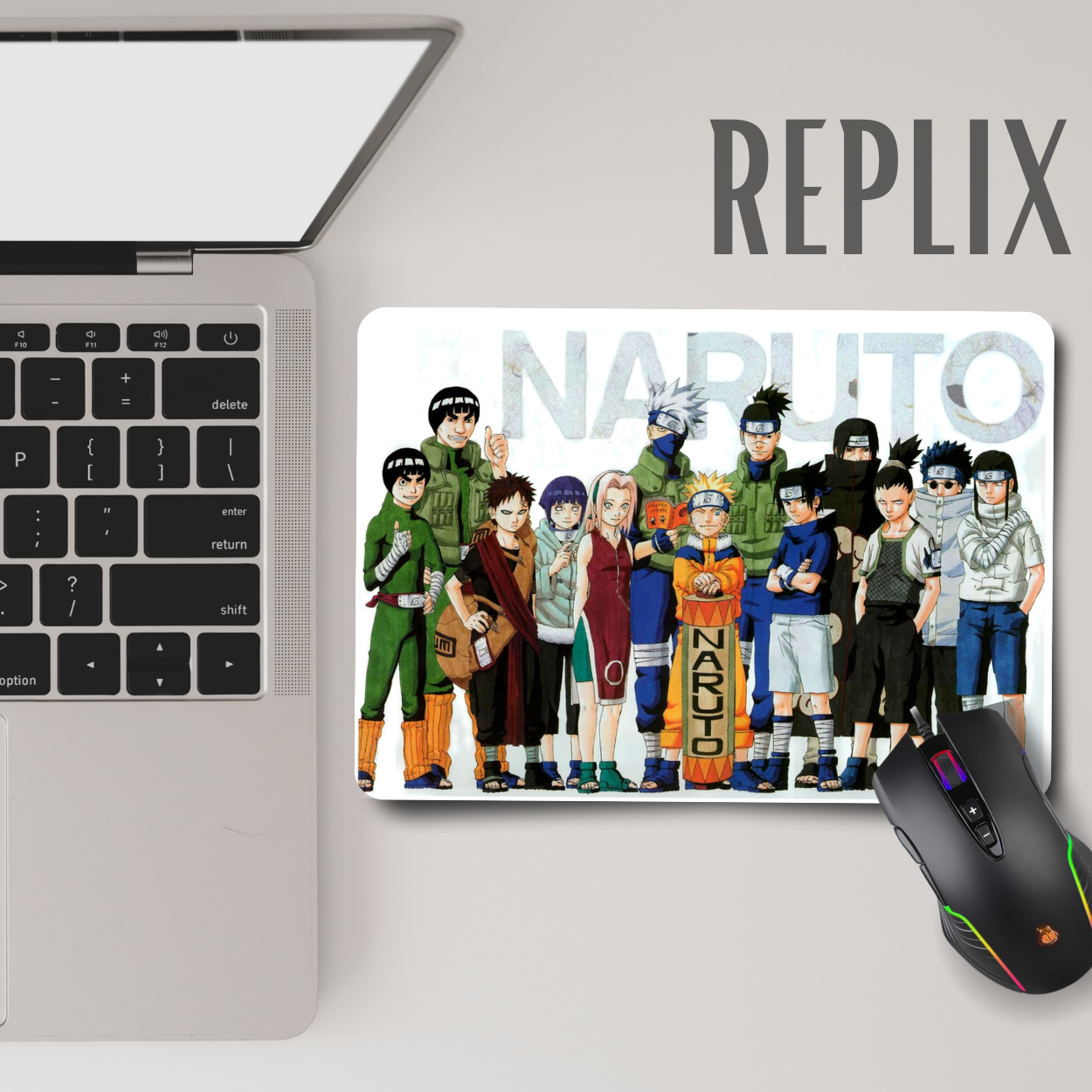 Replix Anime Mouse Pad (9 inch x 7 inch) - Naruto 4 Printed Mousepad Mousepad