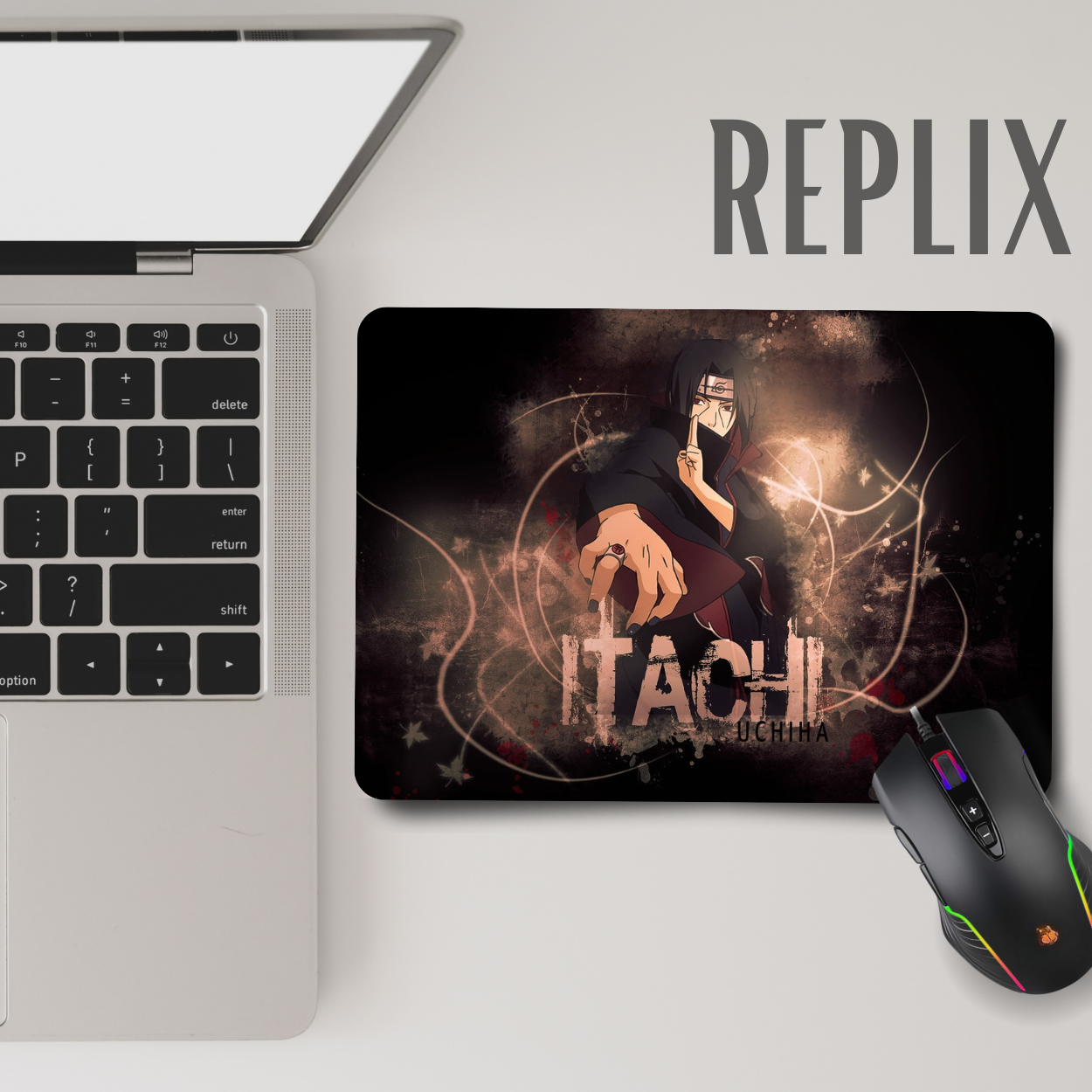 Replix Anime Mouse Pad (9 inch x 7 inch) - Itachi 7 Printed Mousepad Mousepad