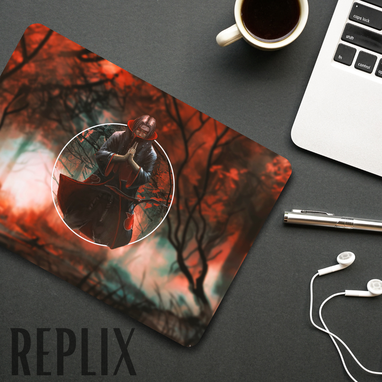 Replix Anime Mouse Pad (9 inch x 7 inch) - Itachi 1 Printed Mousepad