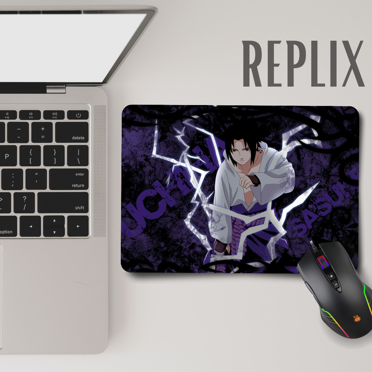 Replix Anime Mouse Pad (9 inch x 7 inch) - Sasuke 1 Printed Mousepad Mousepad