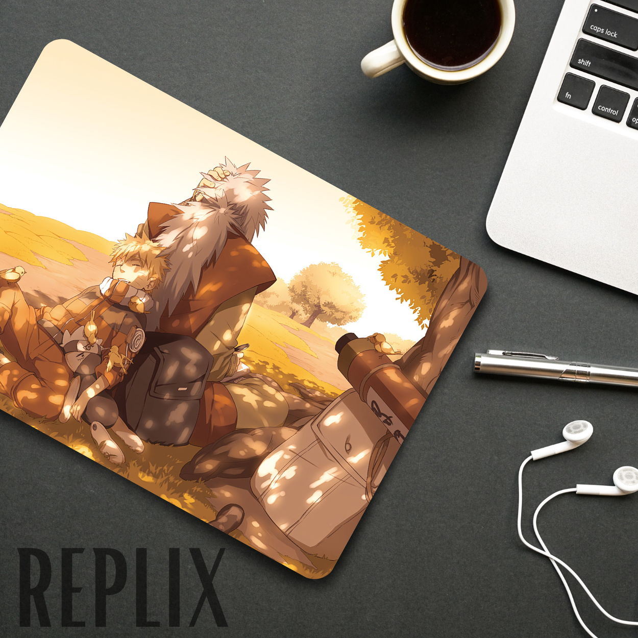 Replix Anime Mouse Pad (9 inch x 7 inch) - Naruto-Jiraya Printed Mousepad