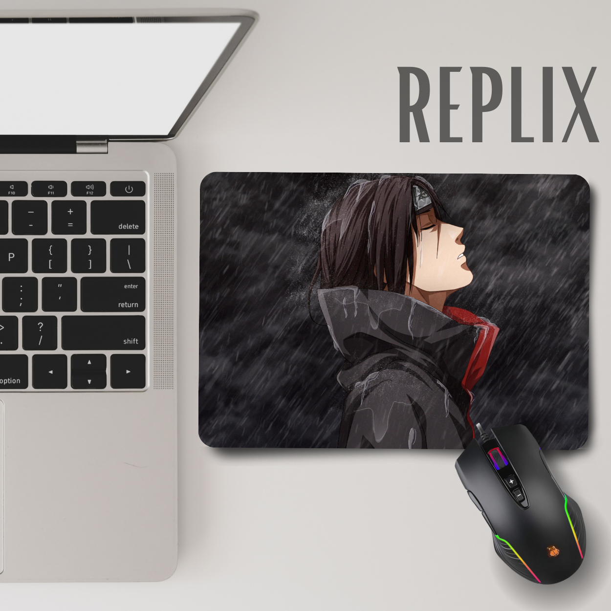 Replix Anime Mouse Pad (9 inch x 7 inch) - Itachi 7 Printed Mousepad Mousepad