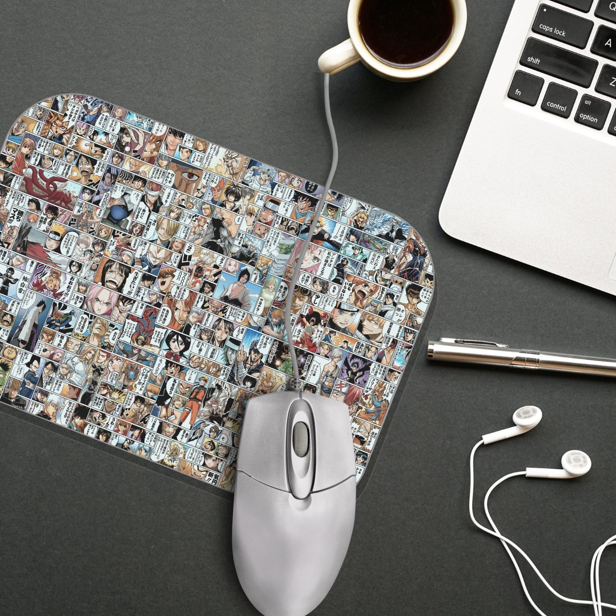 Replix Anime Mouse Pad (9 inch x 7 inch) - Manga Printed Mousepad Mousepad