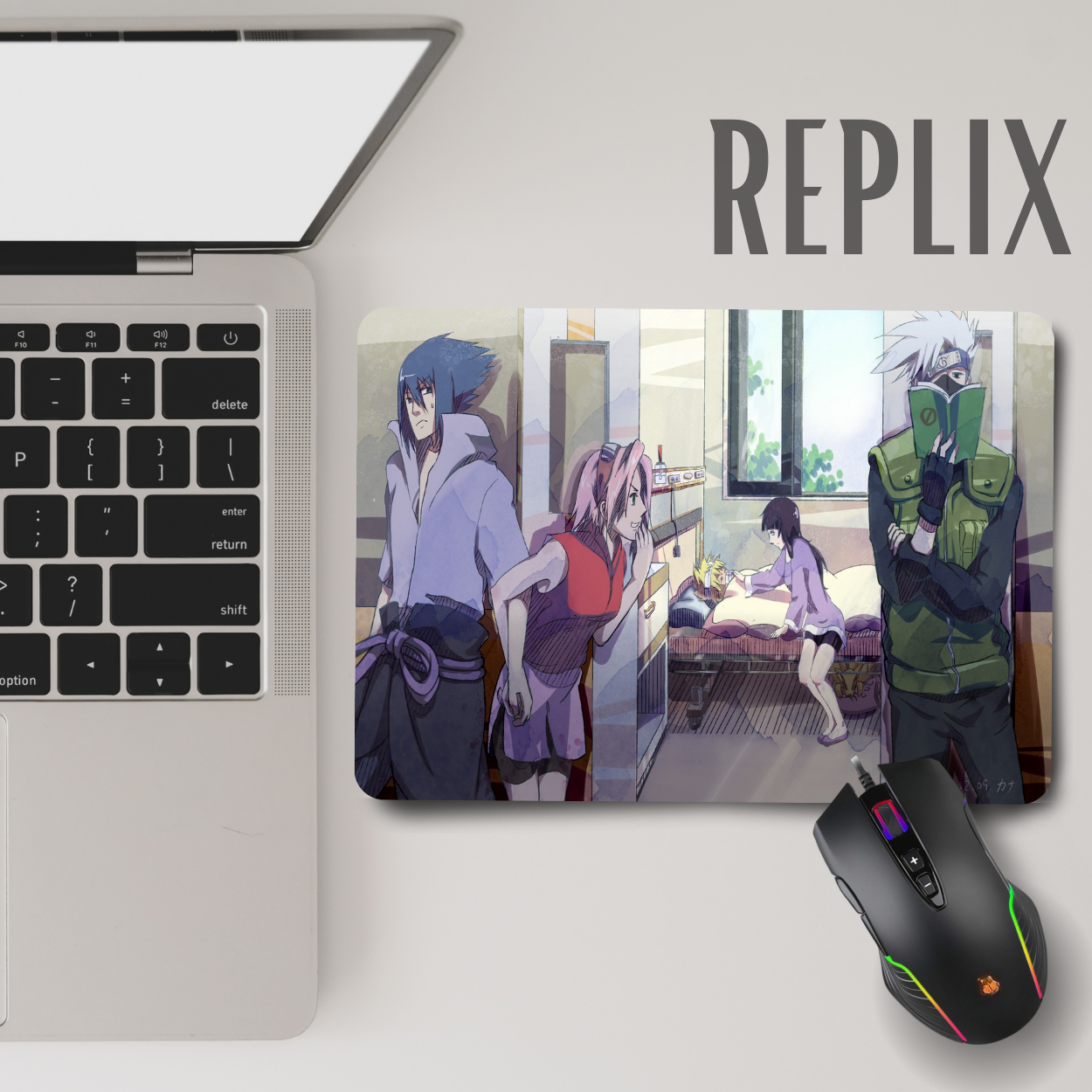 Replix Anime Mouse Pad (9 inch x 7 inch) - Naruto 9 Printed Mousepad Mousepad