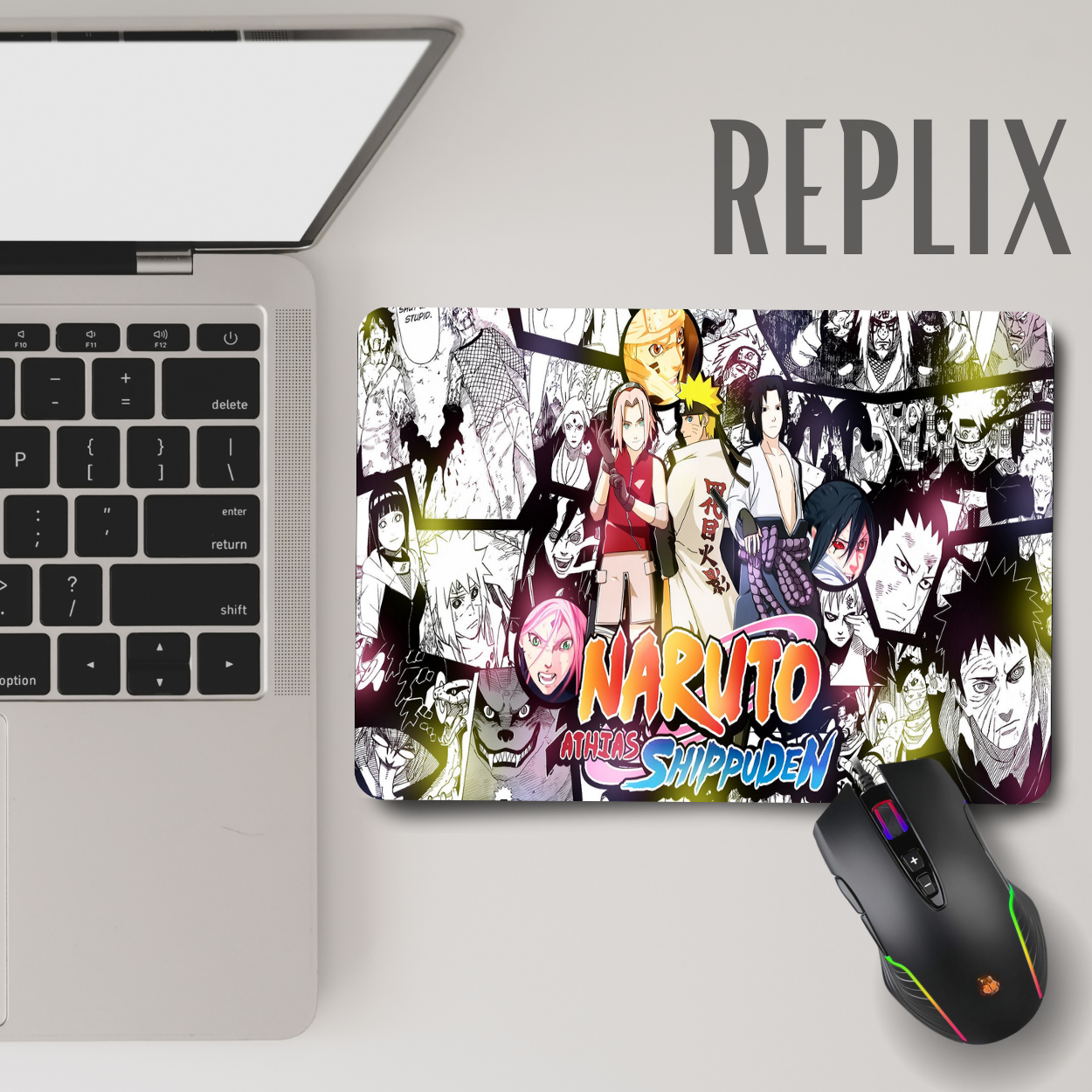 Replix Anime Mouse Pad (9 inch x 7 inch) - Naruto 12 Printed Mousepad Mousepad