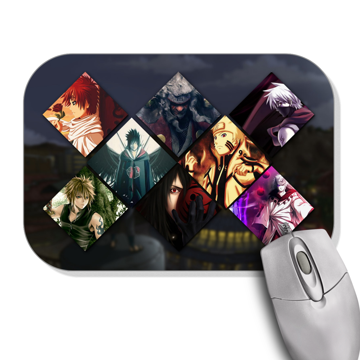 Replix Anime Mouse Pad (9 inch x 7 inch) - Naruto Mix Printed Mousepad Mousepad