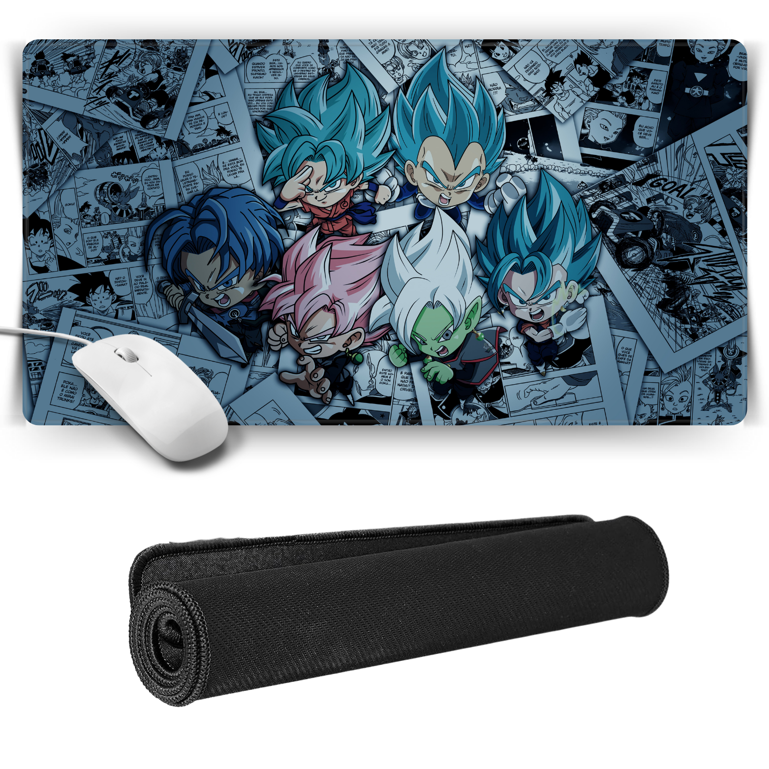 Replix Large Goku Anime Printed Mousepad with Smooth Mouse Control Mouse Pad for Laptop Mousepad