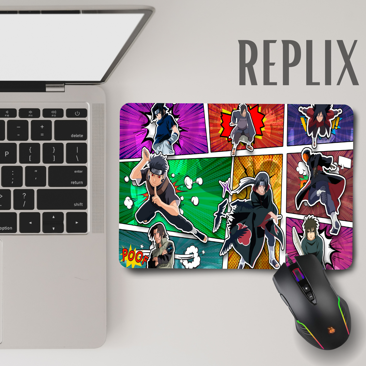 Replix Anime Mouse Pad (9 inch x 7 inch) - Naruto 13 Printed Mousepad Mousepad