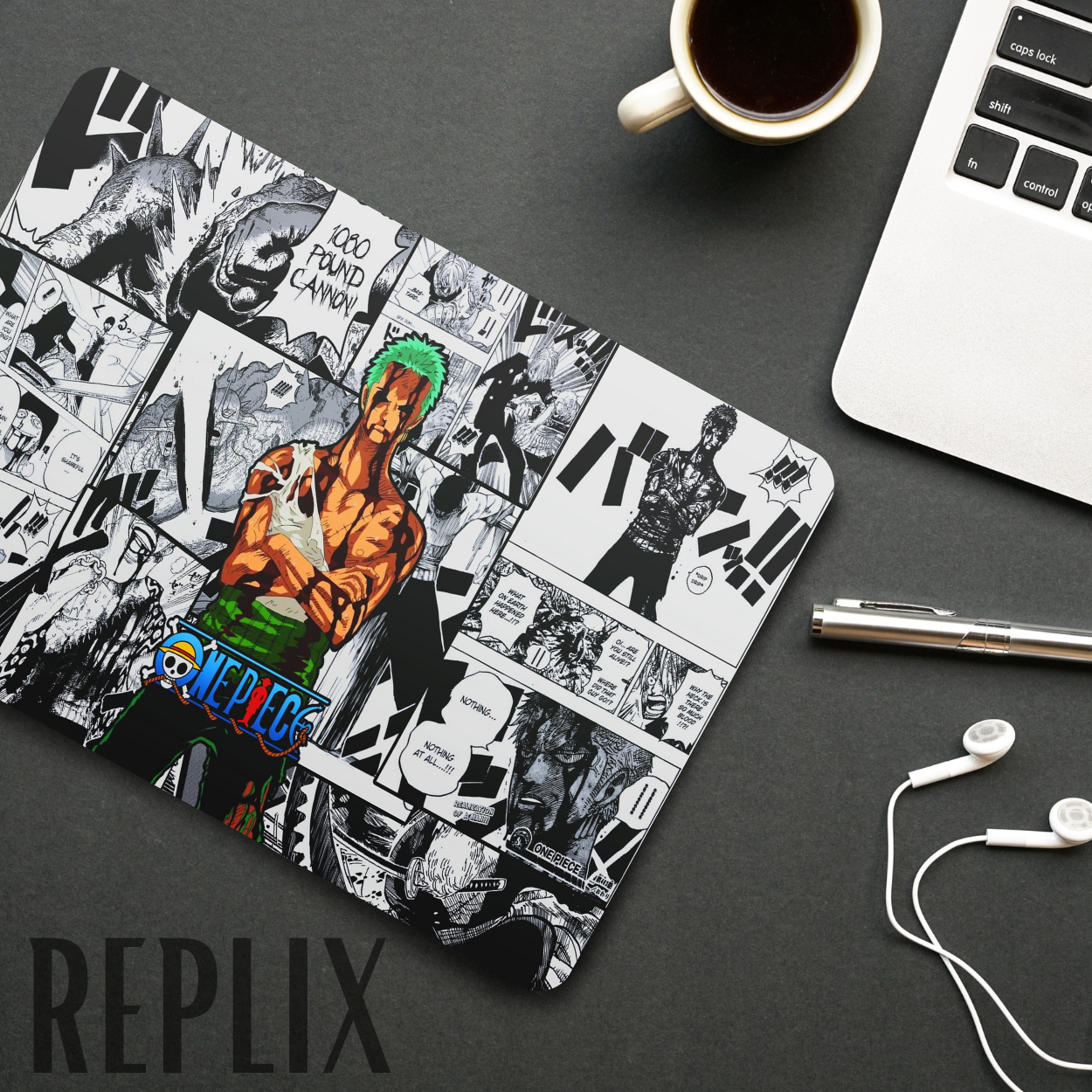 Replix Anime Mouse Pad (9 inch x 7 inch) - Zoro Printed Mousepad Mousepad