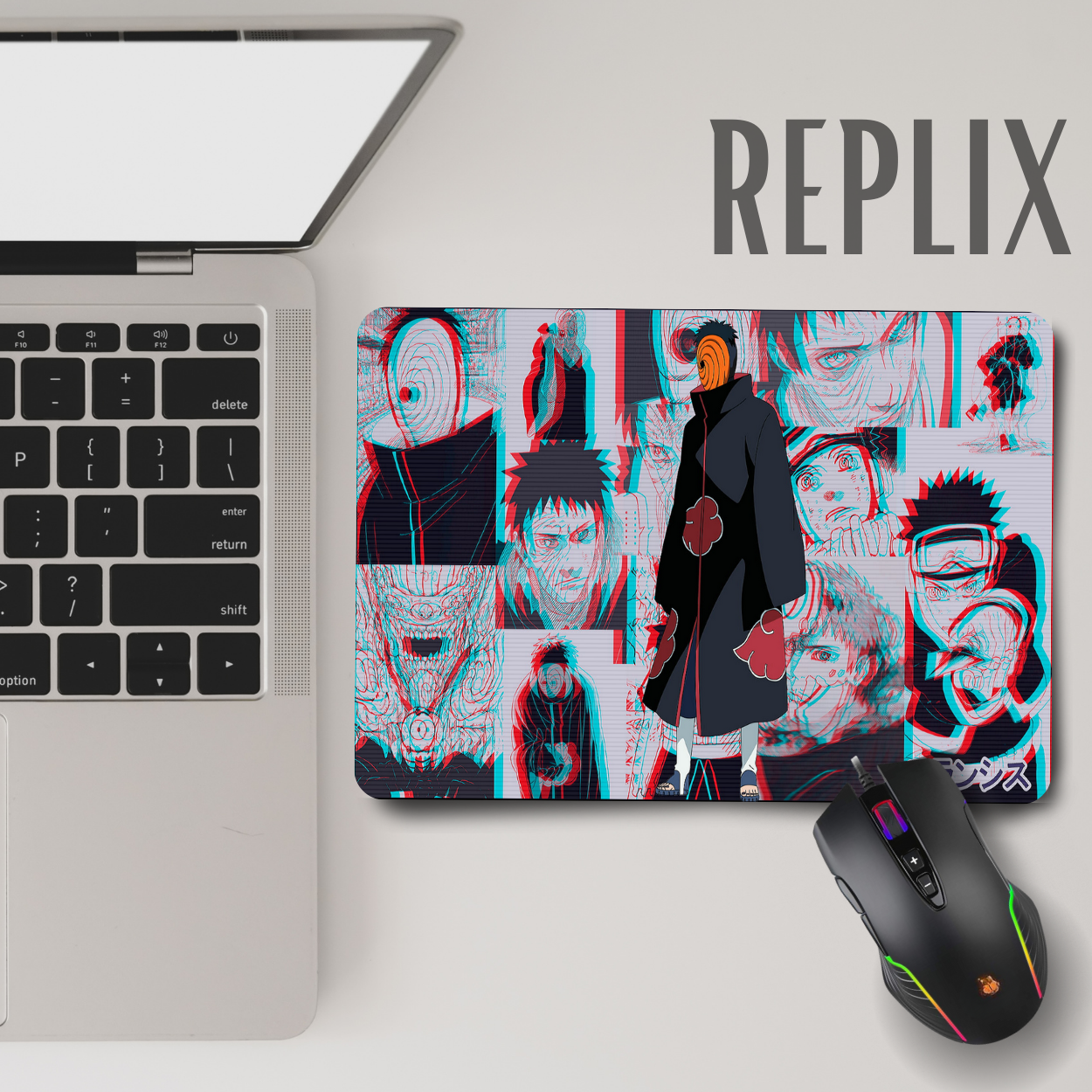 Replix Anime Mouse Pad (9 inch x 7 inch) - Obito 1 Printed Mousepad Mousepad