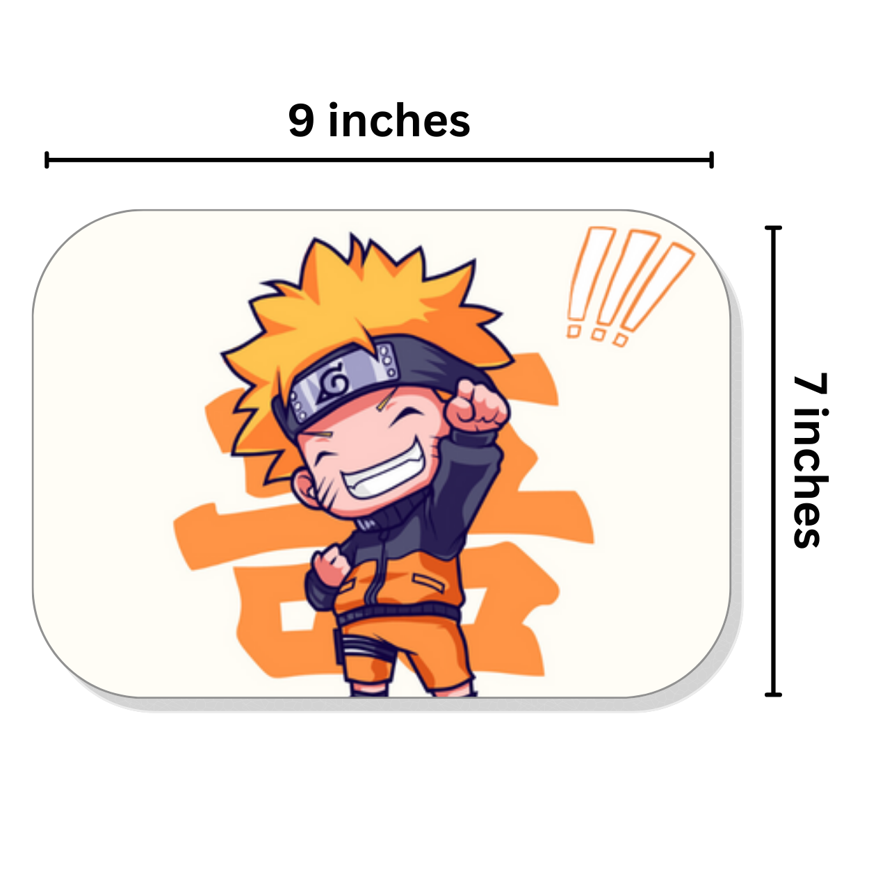 Replix Anime Mouse Pad (9 inch x 7 inch) - Little Naruto Printed Mousepad